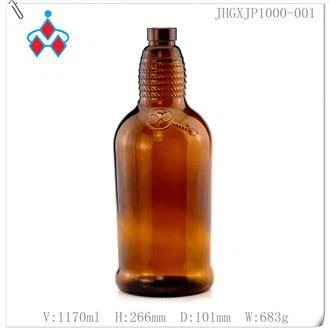 Stiklinis alkoholinis butelis 1000 ml