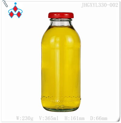 Gaiviųjų gėrimų titnago stiklo butelis 330 ml